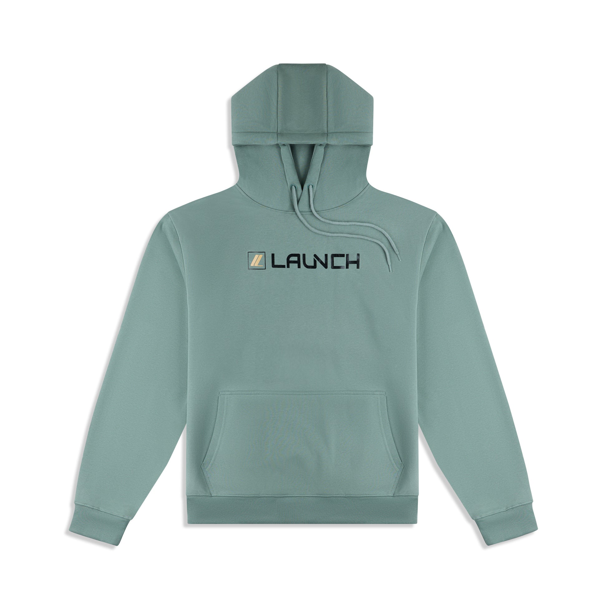 Fuel Hoodie Wordmark Box-Green